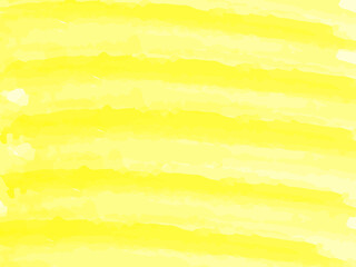 黄色の手描き風ストライプ背景。明るく元気でポップな印象の抽象的なパターン。春や夏、子供向けデザイン、POP広告やカード、壁紙など幅広く使える背景素材。