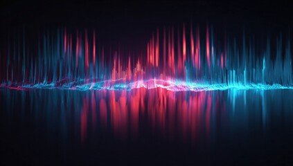 Abstract vibrant digital graphic