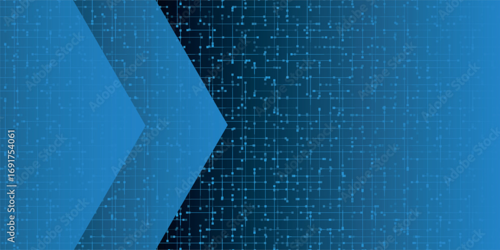 Poster modern digital abstract background featuring a black grid pattern. vector design
