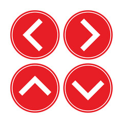 direction arrow Button Icon Set