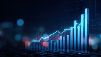 Abstract financial graph