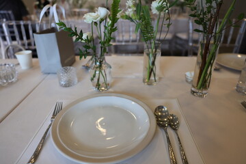 wedding table setting