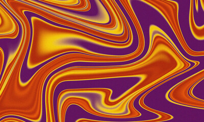 Vibrant marbled texture abstract background swirling colors vivid orange yellow purple liquid flow