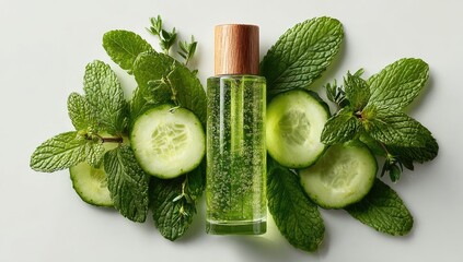 Cucumber Infusion Bottle Fresh Green