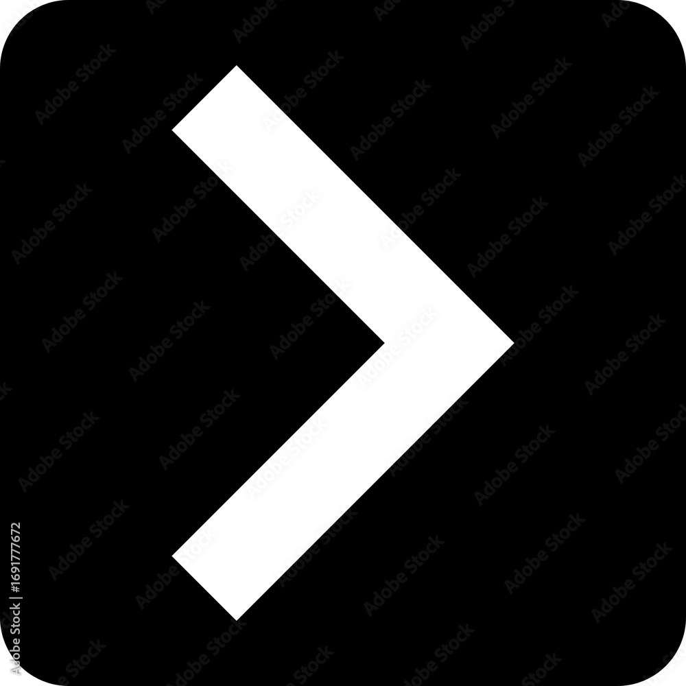 Poster keyboard right arrow key button direction icon