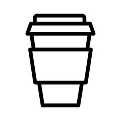 Takeaway Coffee Line Icon of Coffee Brewing Icon Set