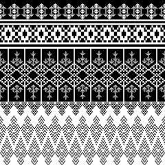 Fototapeta premium pattern batik flower damask ethnic boho ikat texture tribal geometric background