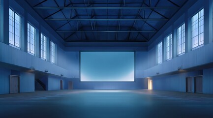 Fototapeta premium Empty auditorium at night