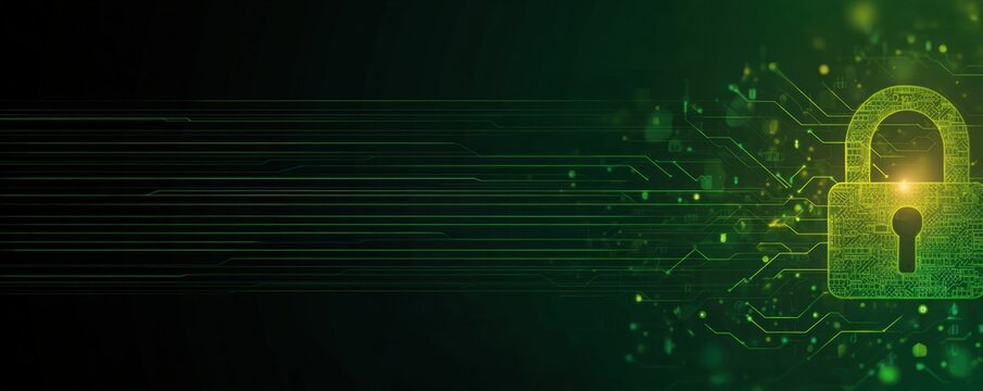 Abstract digital security background - Powered by Adobe