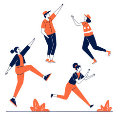 Obraz premium football player silhouette