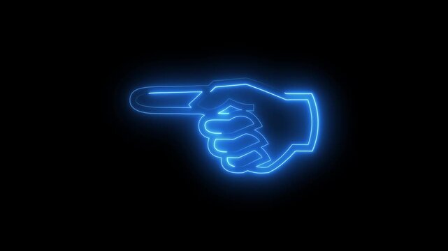 Vector icon of a hand reaching up towards a light, symbolizing communication and technology.
