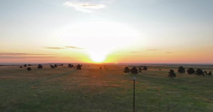 Boulder Colorado sunrise early morning golden hour sun Denver Front Range plains Arvada Golden aerial drone spring summer Marshall Lake Baseline Reservoir Eldorado Canyon Greenbelt Plateau upwards