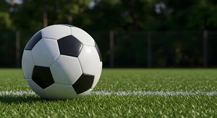 Soccer ball on field