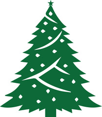 Festive Christmas vector with tree, gifts, ornaments, snowflakes, and bright holiday colors.