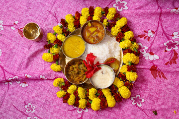 Rice ceremony Rice Plate with Rice