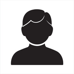 Vector user profile icons of anonymous business people