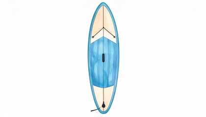 A Simple Paddle Board View from Above