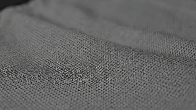 Soft Ripstop Fabric Grid in Black-and-White