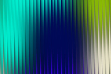 Abstract background with vertical lines and green & blue colors with glass gradient effect