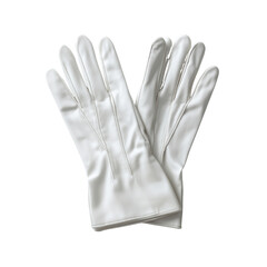 Elegant white gloves for formal occasions.