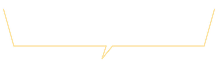 Modern Thin Line Speech Balloon Icon