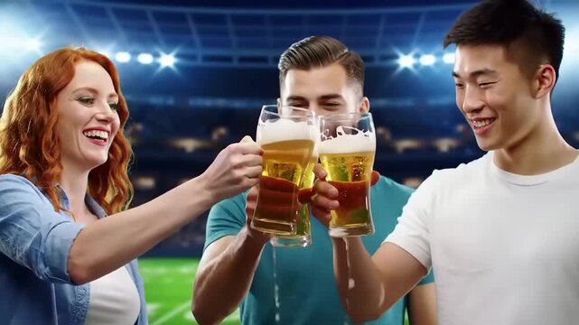 Cheers Stadium Beer Celebration.