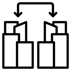 Obraz premium B2C icon vector illustration