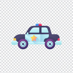 Fototapeta premium Police Badge Icon for Law Enforcement