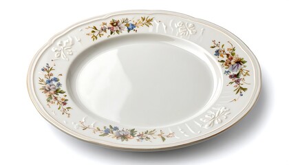 Empty decorative dinner plate
