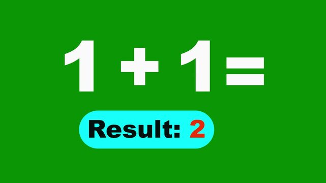 Bold white number 1 plus symbol graphic against vibrant green background for educational or informational content needs