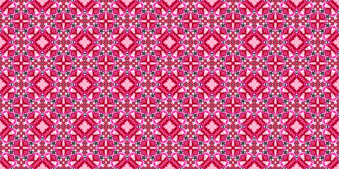 Seamless abstract pattern. Wide carpet pattern. Abstract banner background. Art woven background