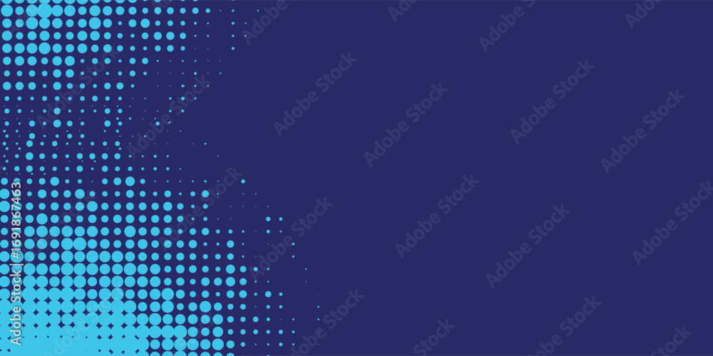 Aufkleber halftone gradient pattern vertical vector illustration. blue dotted halftone texture. pop art light 