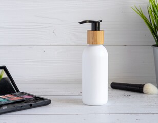 Beauty Product Bottle Mockup - AI Generated image