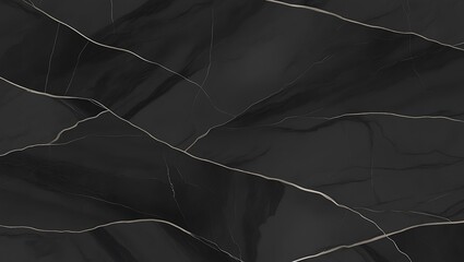 Black Marble Texture — Seamless Dark Stone Background with White Veins (High-Res)
