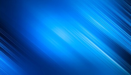 Abstract Blue Gradient Background with Diagonal Light Streaks and Dynamic Motion