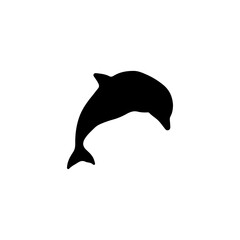 Dolphin Silhouette Vector logo