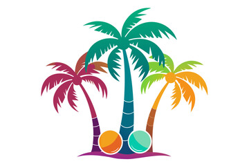 palm tree vector illustration