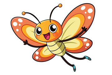 butterfly and ladybird