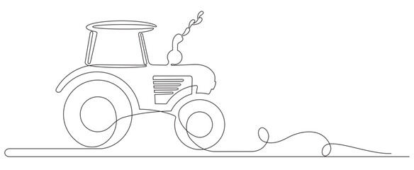 Continuous line vector icon of a road roller, steam roller, filled flat sign, solid pictogram isolated on white. Symbol, logo illustration. Pixel perfect.