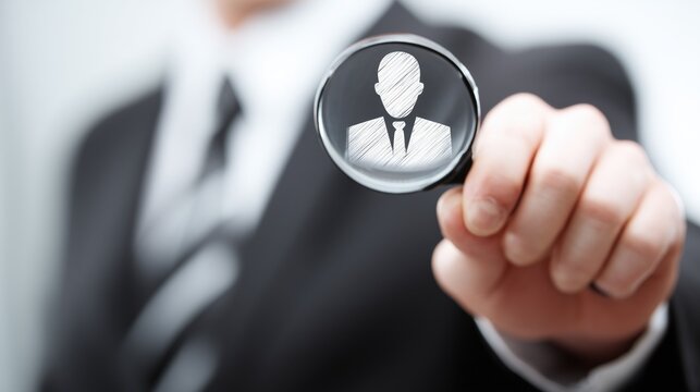 Recruiting. Searching for a proper candidate for a vacant position. Job offer. Recruiter hires