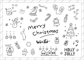 クリスマスアナログ素材集