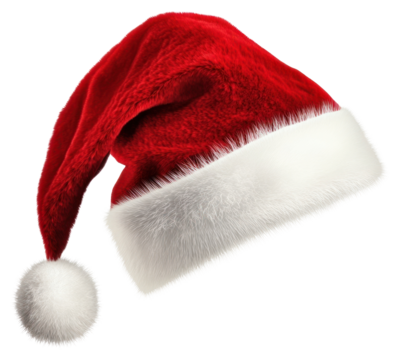 PNG Santa hat christmas white sweatshirt.