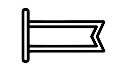 Flag icon with transparent background