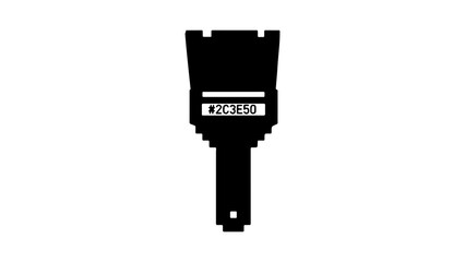 Flashlight icon with transparent background