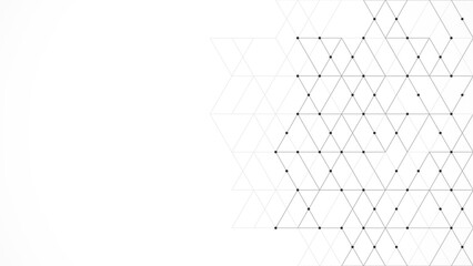 Creative idea of modern design with abstract geometric background. Minimalistic texture with triangles pattern