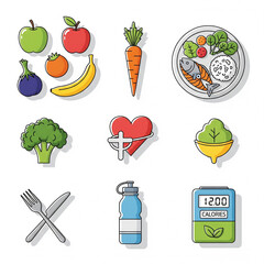 "Minimalist flat vector icon set, black and white, simple clean line design, scalable, professional, perfect for web, app, business, technology, education, travel, healthcare, finance, UI/UX, infograp