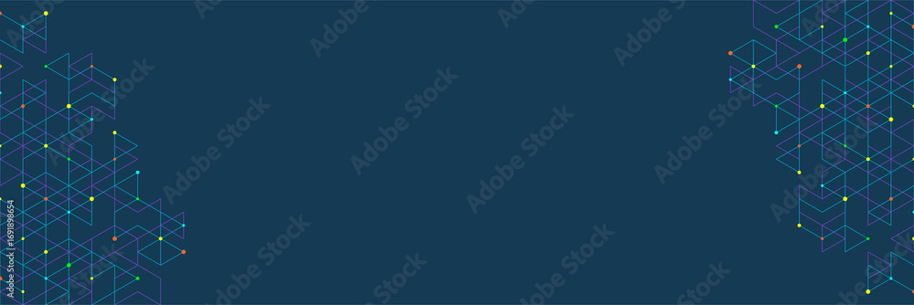 Poster creative idea of modern design with abstract geometric background. minimalistic texture with triangl