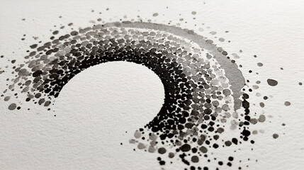 Ink wash style abstract pattern art background material
