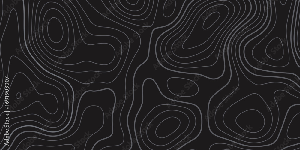 Aufkleber abstract design with seamless pattern with lines topographic map. geographic mountain relief. the bl