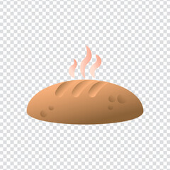 Artisan Bread Slice Icon for Culinary Arts